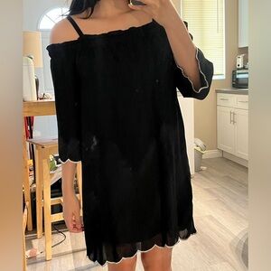 Lily Star Elegant Black Top